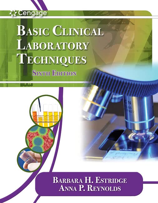Basic Clinical Laboratory Techniques 6th edition By Barbara H - Test Bank