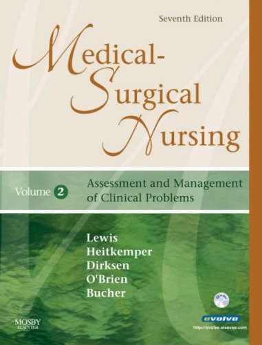 Medical Surgical Nursing Single Volume Assessment and Management of Clinical Problems 7th Edition by Sharon L. Lewis -Test Bank