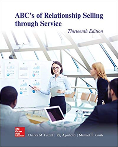 Test Bank For ABC's of Relationship Selling through Service 13th Edition Charles Futrell