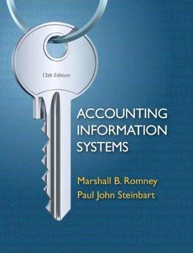 Test Bank For Accounting Information Systems