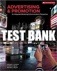 Test Bank For Advertising And Promotion Canadian 6th Edition By Guolla