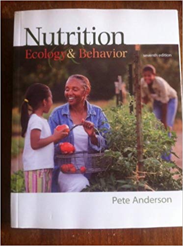 Test Bank For Nutrition Ecology and Behavior 8Th Edition By Pete Anderson