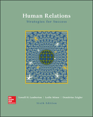 Test Bank Human Relations 6th Edition By Lowell