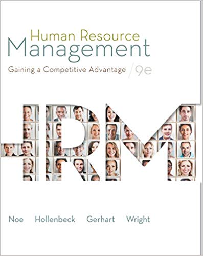 Human Resource Management Gaining A Competitive Advantage 9th Edition Noe
