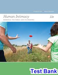 Test Bank of Human Intimacy Marriage the Family and its Meaning 11TH EDITION By COX