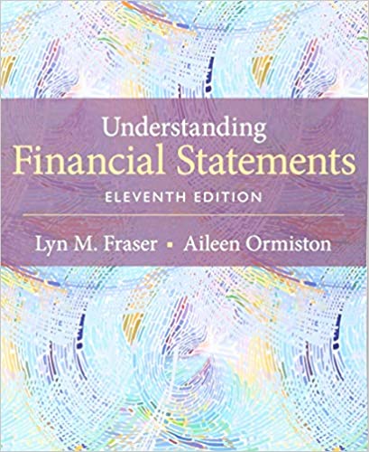Understanding Financial Statements 11th Edition By Ormiston Frasier -Test Bank