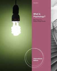 What is Psychology International Edition 3rd Edition by Ellen E. Pastorino - Test Bank